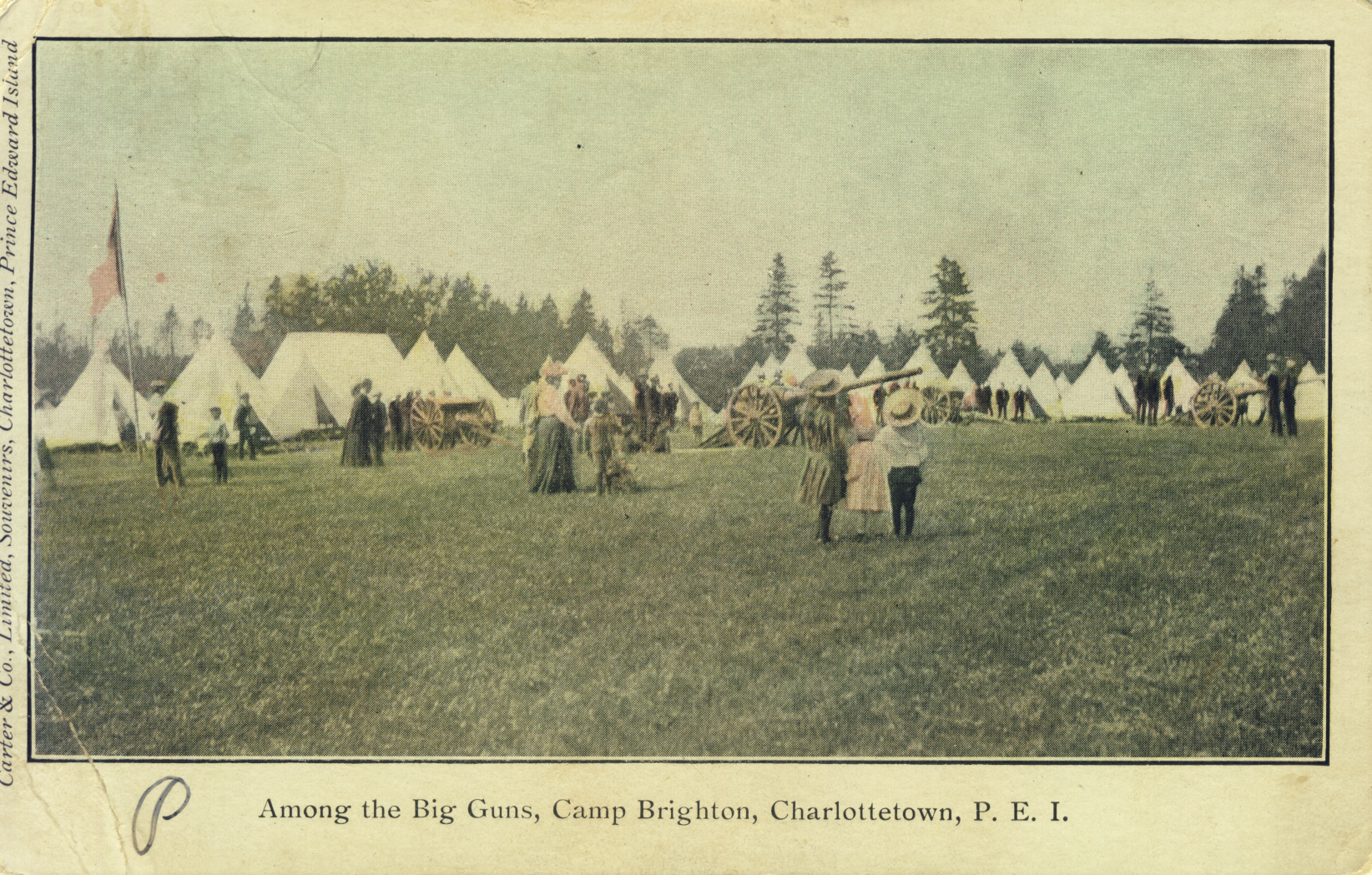 Image for Among the Big Guns, Camp Brighton, Charlottetown, Prince Edward Island, Canada